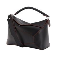 LOEWE 罗意威 20春夏 Puzzle系列 经典几何包手提肩背包 31756AB74 BLACK