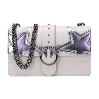 PINKO 品高 LOVE BAG系列 女士牛皮斜挎包 1P210V Y3Y5 CN8 白色 中号