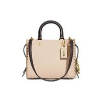 COACH 蔻驰 ROGUE系列 女士25号手袋 CC380 B4IO 象牙白色