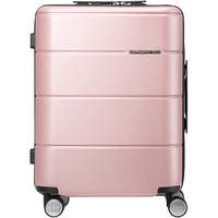 新秀丽(Samsonite)行李箱23年上新旅行箱横向纹理拉杆箱TU2*90003铁粉色28英寸