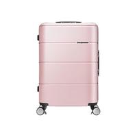 新秀丽(Samsonite)行李箱23年旅行箱横向纹理拉杆箱TU2*90002铁粉色25英寸