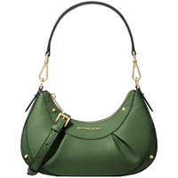  MICHAEL KORS/迈克·科尔斯 皮质褶皱 女士斜挎包  墨绿色 386