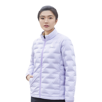 思凯乐羽绒服男鹅绒户外防风轻薄轻量化保暖外套滑雪服女 薰衣草紫-女 M