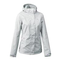 DECATHLON 迪卡侬 上衣女户外运动风衣防水登山衣防风单层春秋冲锋衣外套QUW MH100 玫红色 2XS (150)