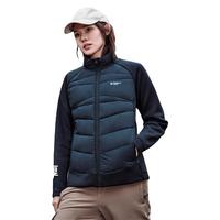 Pioneer Camp 拓路者 3M新雪丽棉服女秋冬季户外防风保暖棉衣休闲宽松外套棉袄加厚立领 黑色 L