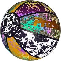 专选（PROSELECT）篮球炫彩反光吸湿PU青少年校园训练比赛5号篮球GTF112C5