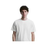 URBAN REVIVO 男士简约休闲基础纯色圆领短袖T恤 UMU440043 本白 XS