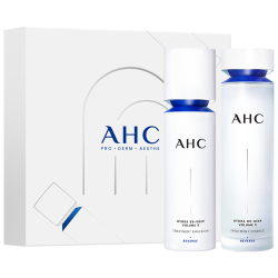 AHC 水光水乳套装护肤品补水保湿紧致抗皱礼盒官方正品送女友礼物