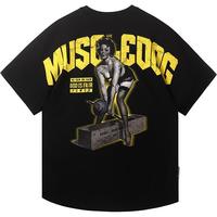  Muscle Dog/肌肉狗 宽松运动 男士短袖T恤  XXL，XXXL，S，M，L，XL