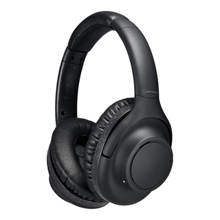铁三角（Audio-technica）头戴式无线蓝牙耳机 头戴式耳麦 长续航低延迟 轻便贴耳 佩戴舒适 ATH-S300BT【黑色】