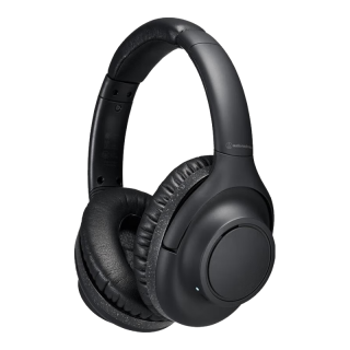 铁三角（Audio-technica）头戴式无线蓝牙耳机 头戴式耳麦 长续航低延迟 轻便贴耳 佩戴舒适 ATH-S300BT【黑色】