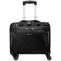 Samsonite/新秀丽商务机长箱登机箱 出差行李箱前开口软箱BP0 15.6英寸 黑色