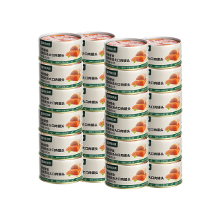 网易天成 浓汤大口肉罐头鸡肉+三文鱼 85g*24罐