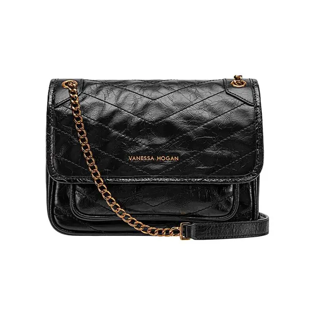 VANESSA HOGAN VH女包克斯油蜡腋下包单肩链条斜挎包背包
