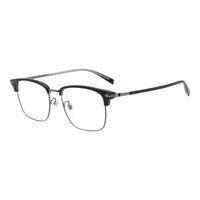 李维斯(Levi's)眼镜框近视眼镜架LV7165/284+依视路钻晶膜岩1.67镜片 依视路钻晶膜岩1.67/-1200度内 284黑色/枪色