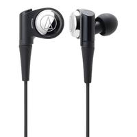 audio-technica 铁三角 CKR10 入耳式动圈有线耳机 黑色 3.5mm