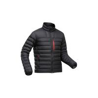 DECATHLON 迪卡侬 官方男士羽绒服外套常规立领羽绒冬装轻薄保暖冬季 经典黑 M 带加热羽绒服