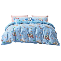 富安娜儿童床上三件套100%纯棉婴幼儿A类全棉床单被套宿舍 1.2米床 星战队【亲肤纯棉A类】