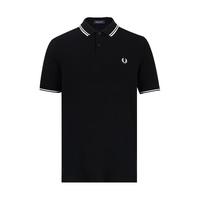 FRED PERRY男麦穗刺绣全棉短袖polo衫男士2024年秋季XY