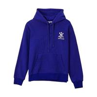 KAWASAKI 2024 运动卫衣款 川崎连帽套头长袖卫衣 克莱因蓝 XL