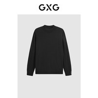 GXG男装 多色潮流休闲男士毛衫合集 GEX12027864黑色半高领毛衫 L