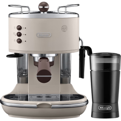 De'Longhi Icona Vintage系列 ECO310KG200 半自动咖啡机 奶油白 礼盒款
