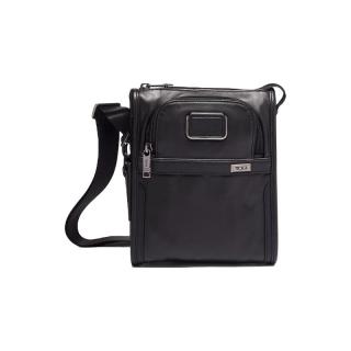 TUMI Alpha 3系列 男女款牛皮单肩包 09203110DL3 黑色