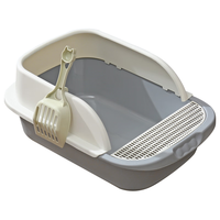 汪野君 猫砂盆顶入半封闭猫厕防外溅幼猫成猫猫屎盆猫沙盆带猫砂铲