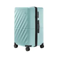 90分行李箱海浪箱墩墩箱大容量旅行出差登机箱男女万向轮PC密码拉杆箱 薄荷绿 20英寸