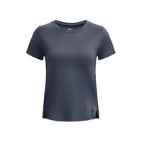 安德玛 UNDERARMOUR）夏季Iso-Chill女子跑步运动短袖T恤1377900 灰色044 M