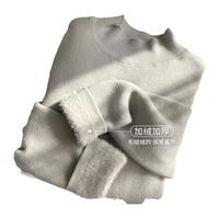 加绒加厚保暖内衣女士秋冬季内穿发热毛衣半高领内搭打底衫女上衣