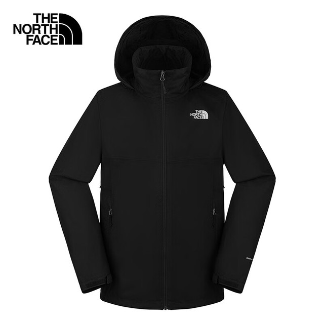 THE NORTH FACE 冲锋衣男户外登山露营单层防风硬壳外套连帽夹克8EXR JK3 XL/180