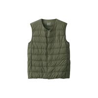 無印良品 MUJI 無印良品 男式 便携式 无领 羽绒背心 ADD01C2A 羽绒马甲