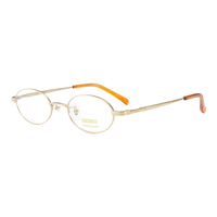 精工(SEIKO)眼镜框全框女士椭圆形钛合金眼镜架H03085 01 万新防蓝光1.74 01金色