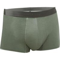 金三塔内裤男桑蚕丝真丝简约纯色亲肤透气中腰平角男内裤 氢绿3118 XXXL