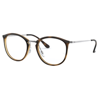 雷朋(RayBan)光学镜架男女款简约时尚气质近视眼镜框0RX7140可 2012玳瑁色 单镜框