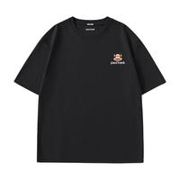 Paul Frank/大嘴猴短袖男夏季重磅纯棉男士T恤潮牌黑色半袖男款