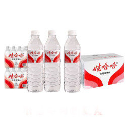 娃哈哈 饮用天然矿泉水 596ml*24瓶