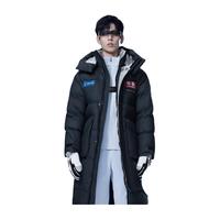 波司登冬季羽绒服男女款90绒加厚长款可脱卸帽外套B30143660