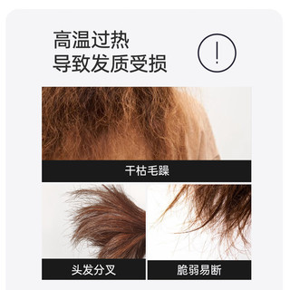 博锐 电吹风机 11万转高速马达 2亿负离子 纯真白