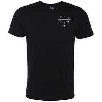 VOLCOM AF504316 男士修身纯色短袖T恤 黑色 M
