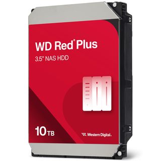 Western Digital 红盘 Plus 10TB 3.5寸NAS硬盘 7200转 CMR技术 512MB缓存 SATA 6Gbs 企业级 24x7运行 WD100EFGX