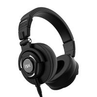 iSK 声科 MDH9000 耳罩式头戴式动圈降噪有线耳机 黑色 3.5mm