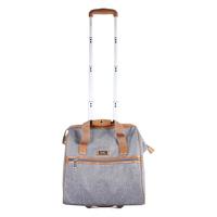 妮可.米勒 双杆单向轮拉杆箱旅行箱登机箱 N4697-09-WCT 浅灰色 16英寸