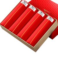 SEPTWOLVES 七匹狼 红内裤 男士平角内裤纯棉本命年四角裤新婚新年红运裤头  D3040-XL   红色