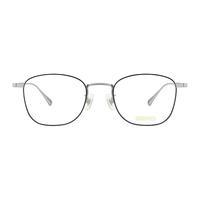 SEIKO 精工 H03097 黑框银灰钛金属眼镜框+1.67折射率 非球面镜片