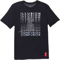 NIKE 耐克 Kyrie系列男士圆领透气男士T恤CD1323-010 黑色M