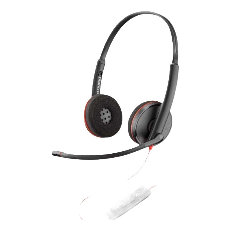 Plantronics 缤特力 BLACKWIRE C3210 压耳式头戴式单耳降噪有线耳机