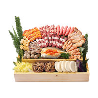 木屋烧烤 食材半成品羊肉串牛肉串组合130串烤串新鲜家用礼盒装