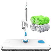 宝家洁免手洗平板拖把拖地板神器喷水2020新款家用一拖懒人拖布净 【懒人喷雾免手洗平板拖把】2片布